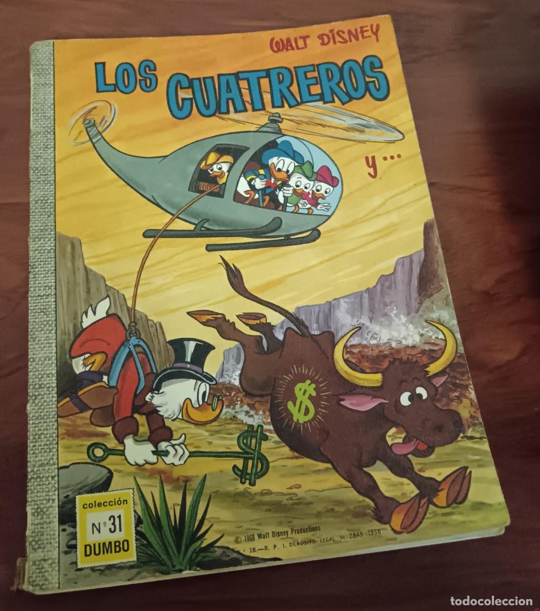 Tebeos: LOS CUATREROS COLECCI&Oacute;N DUMBO N&ordm; 31 WALT DISNEY ERSA A&Ntilde;O 1968