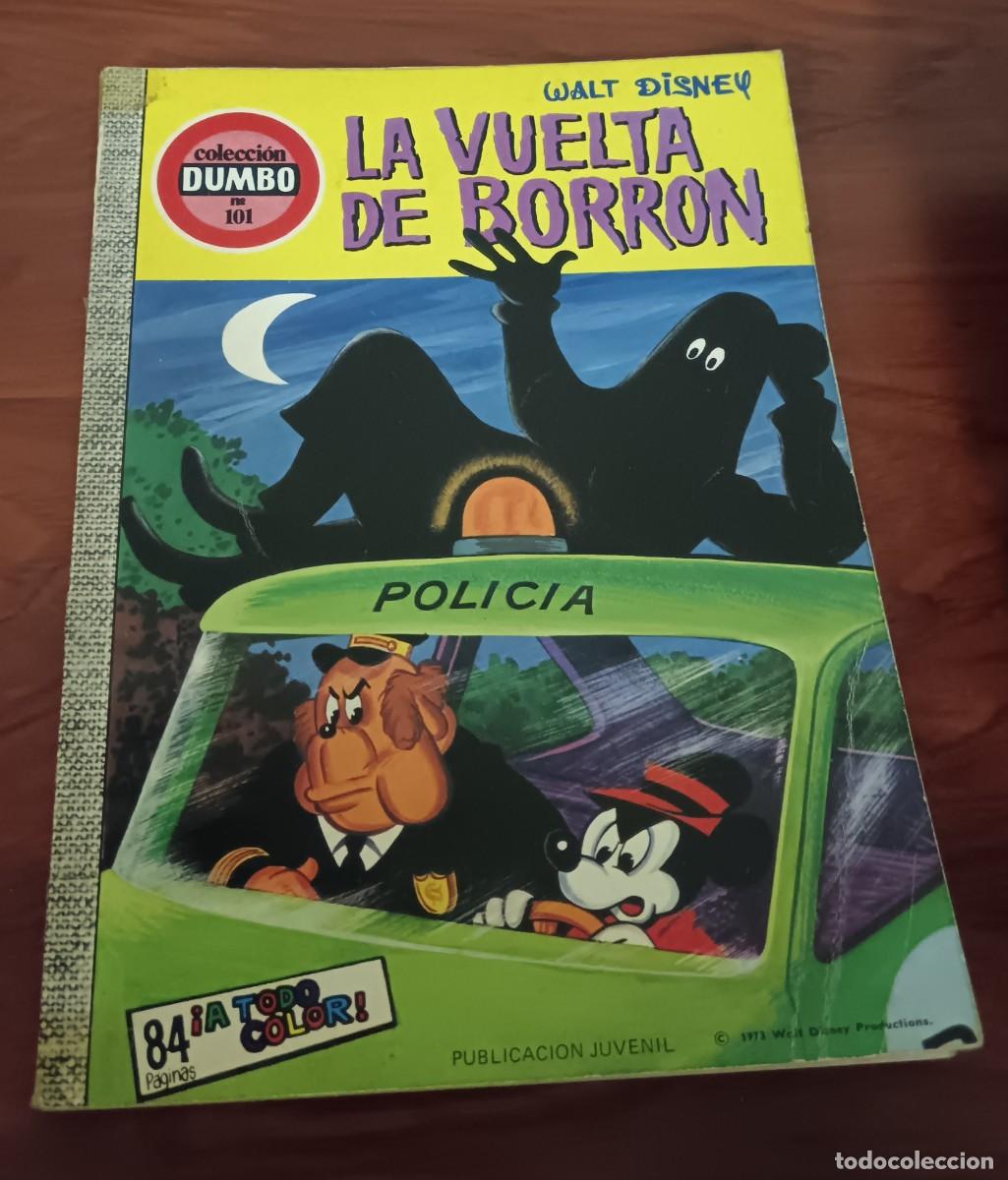 Tebeos: LA VUELTA DE BORR&Oacute;N COLECCI&Oacute;N DUMBO N&ordm; 101 WALT DISNEY ERSA A&Ntilde;O 1973