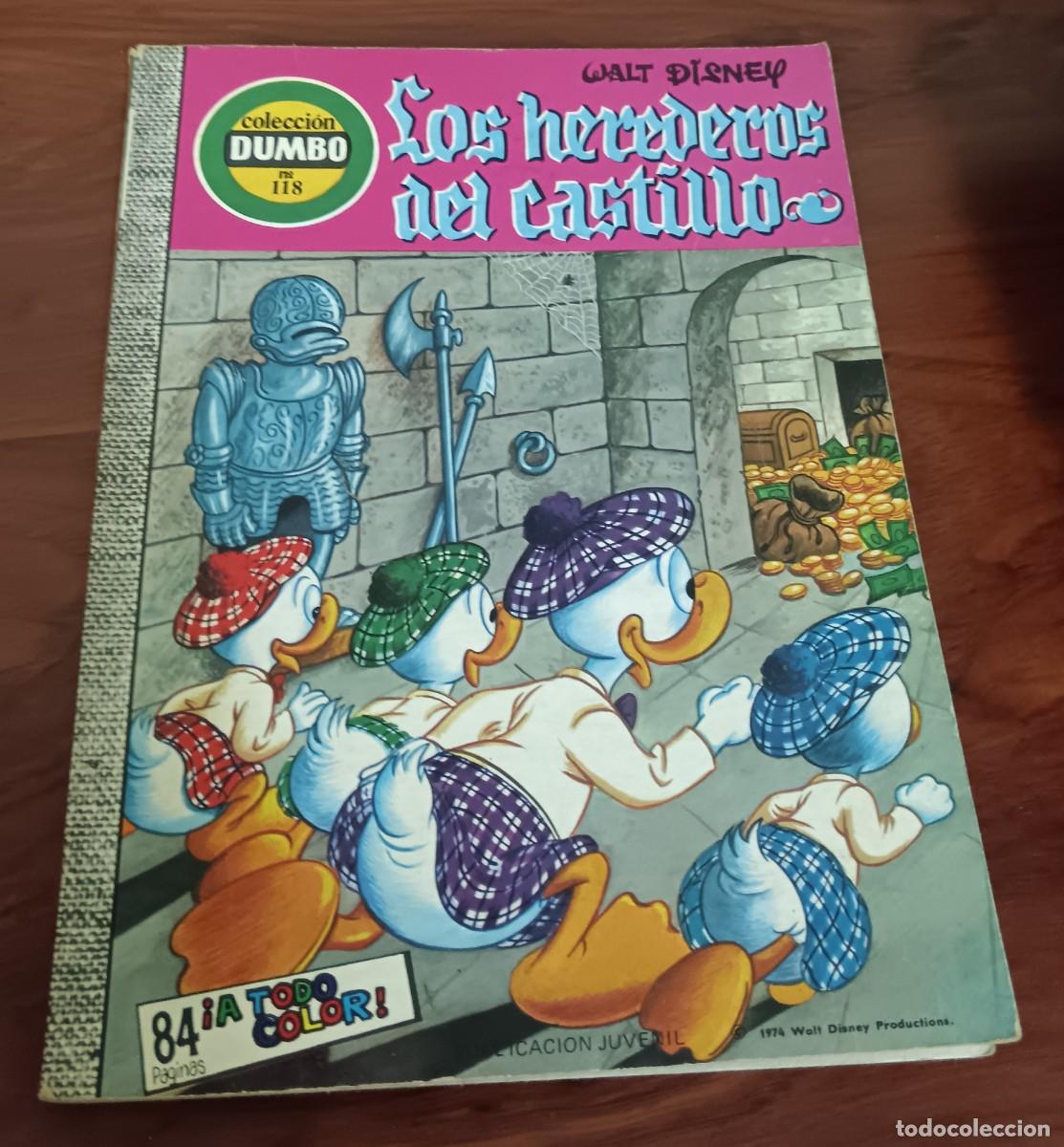 Tebeos: LOS HEREDEROS DEL CASTILLO COLECCI&Oacute;N DUMBO N&ordm; 118 WALT DISNEY ERSA A&Ntilde;O 1974