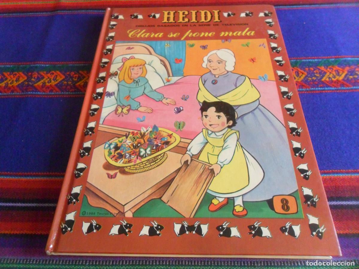 Tebeos: HEIDI 2 PELIGRO EN LOS PASTOS 8 TAPA DURA CLARA SE PONE MALA 22 VAYA UN EXPERIMENTO ERSA 1975 60 PTS