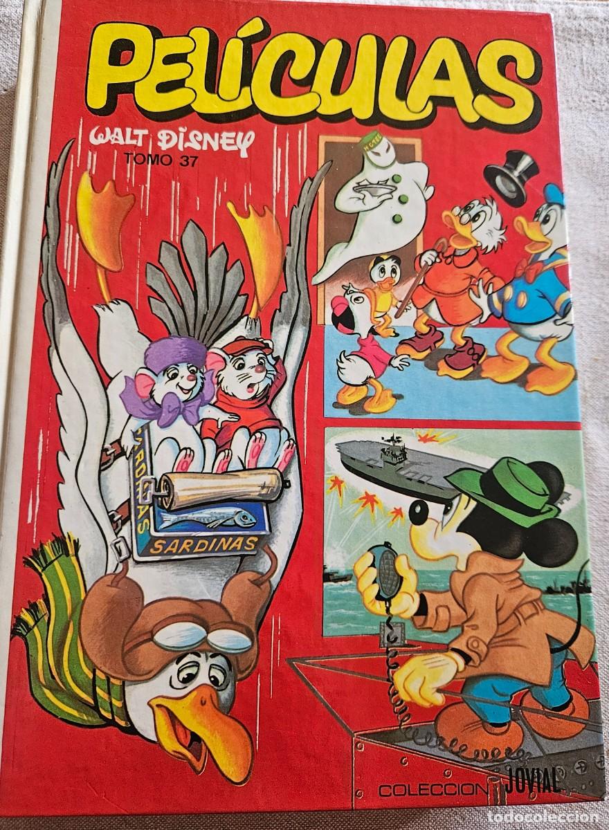Tebeos: Pel&iacute;culas - Walt Disney - tomo 37 - Colecci&oacute;n Jovial - ERSA E.R.S.A. 1984 muy buen estado