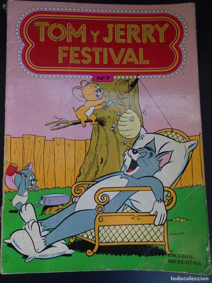 Giornalini: C&Oacute;MIC, TOM Y JERRY FESTIVAL, N&ordm; 7, EDICIONES RECREATIVAS, 1978 , VER FOTOS