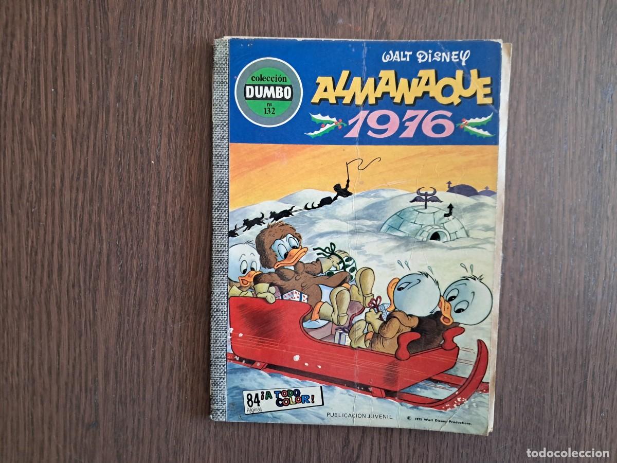 Tebeos: tebeo, c&oacute;mic, Colecci&oacute;n Dumbo 132, almanaque 1976, ediciones recreativas