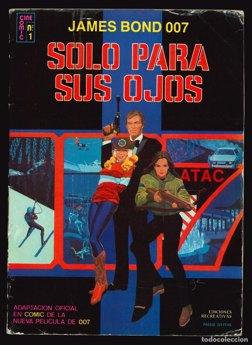 Tebeos: CINE COMIC - ERSA / N&Uacute;MERO 1 (JAMES BOND - S&Oacute;LO PARA SUS OJOS)
