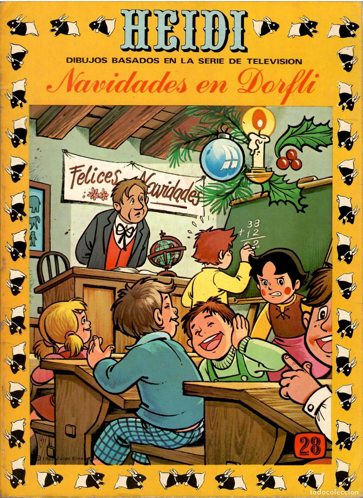 Tebeos: Comic Heidi, n&ordm; 28: Navidades en Dorfli; ERSA