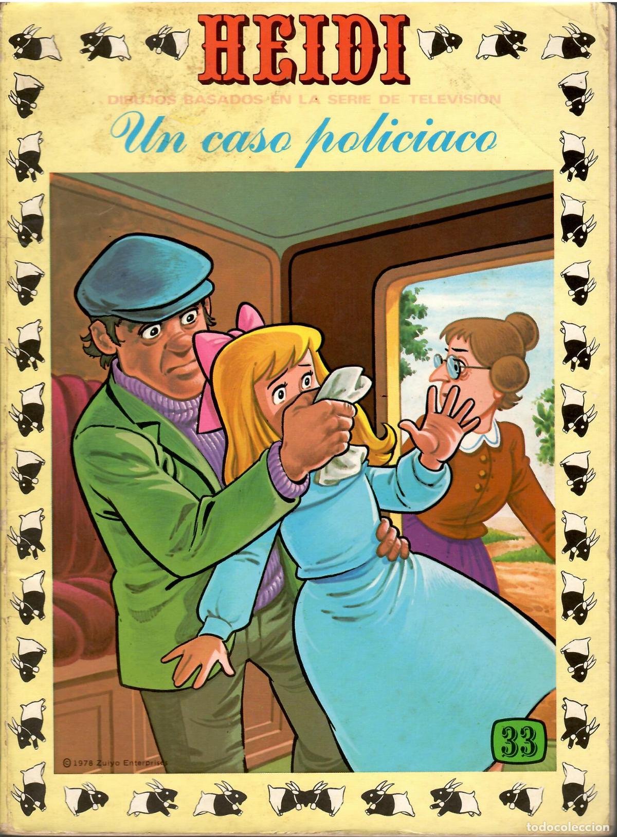 Tebeos: Comic Heidi, n&ordm; 33: Un caso policiaco; ERSA