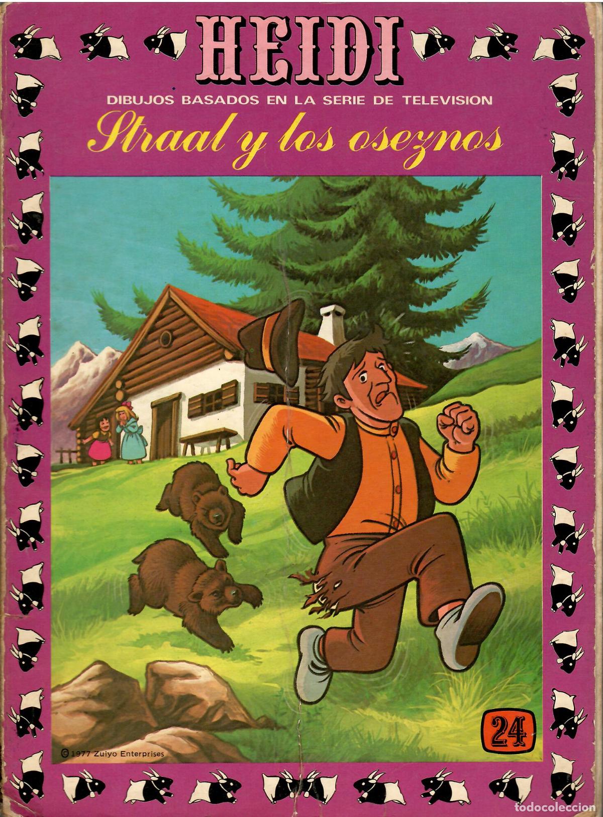 Tebeos: Comic Heidi, n&ordm; 24: Straal y los oseznos; ERSA