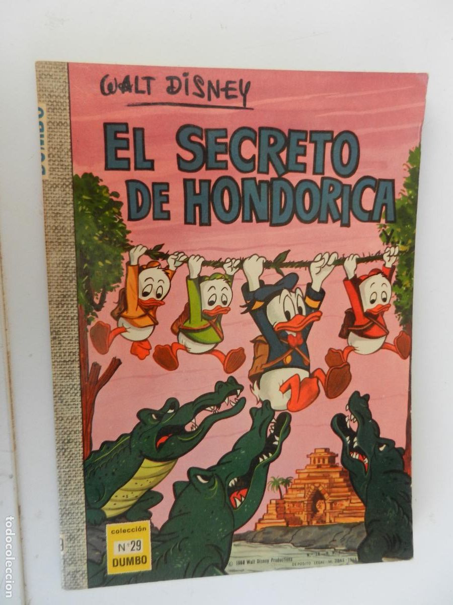 Livros de Banda Desenhada: WALT DISNEY , EL SECRETO DE HONDORICA - N&ordm; 29 COLEC. DUMBO -1968- EDICIONES RECREATIVAS