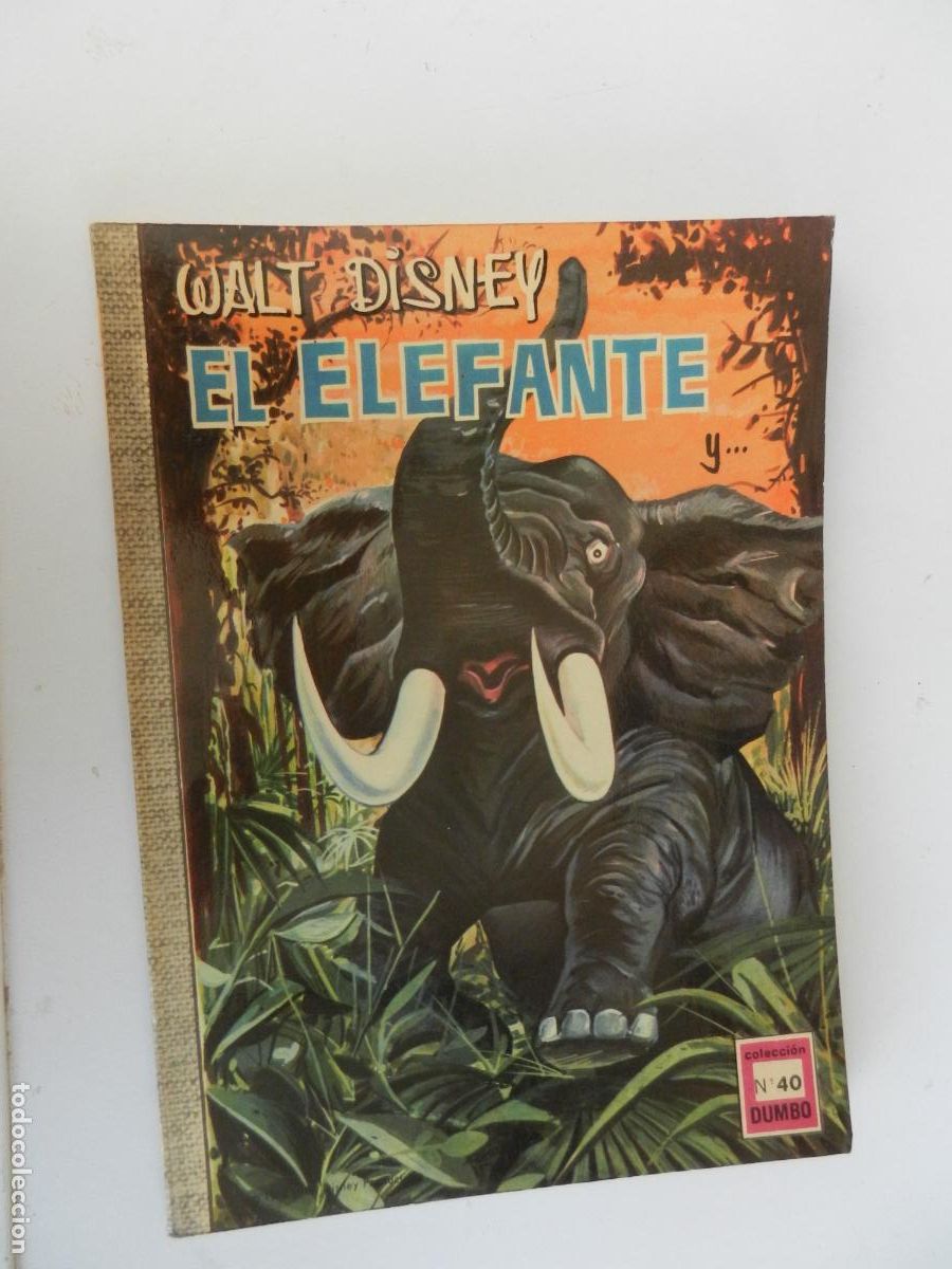 Livros de Banda Desenhada: WALT DISNEY , EL ELEFANTE Y ... - N&ordm; 40 COLEC. DUMBO -1968- EDICIONES RECREATIVAS