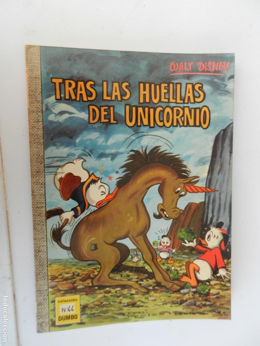 Livros de Banda Desenhada: WALT DISNEY , TRAS LA HUELLA DEL UNICORNIO - N&ordm; 44 COLEC. DUMBO -1968- EDICIONES RECREATIVAS