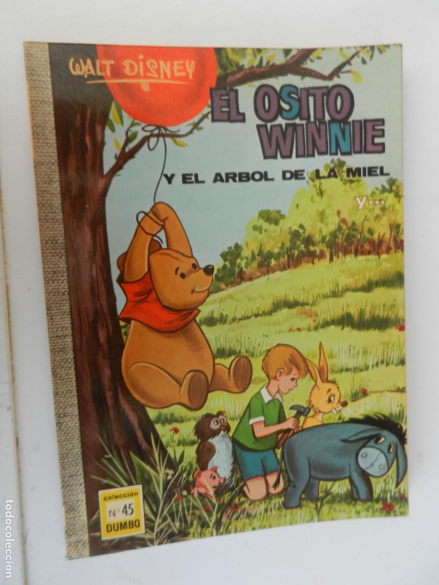 Livros de Banda Desenhada: WALT DISNEY , EL OSITO WINNIE Y EL ARBOL DE LA MI - N&ordm; 45 COLEC. DUMBO -1968- EDICIONES RECREATIVAS