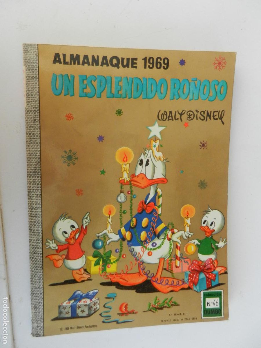Livros de Banda Desenhada: WALT DISNEY , UN ESPLENDIDO RO&Ntilde;OSO - N&ordm; 46 COLEC. DUMBO -1968- EDICIONES RECREATIVAS