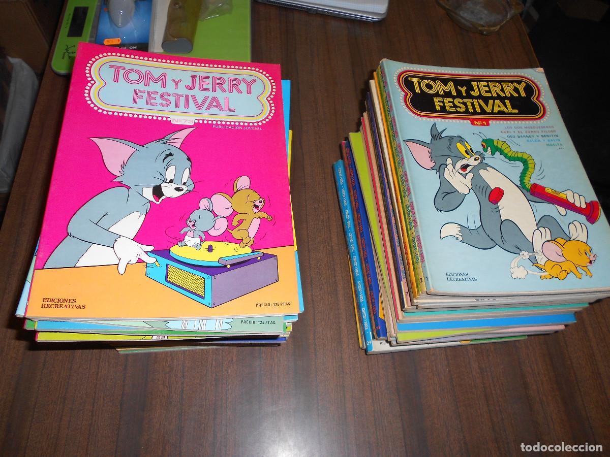 Comics: TOM Y JERRY FESTIVAL COLECCION DE 73 NUMEROS EDICIONES RECREATIVAS 1977