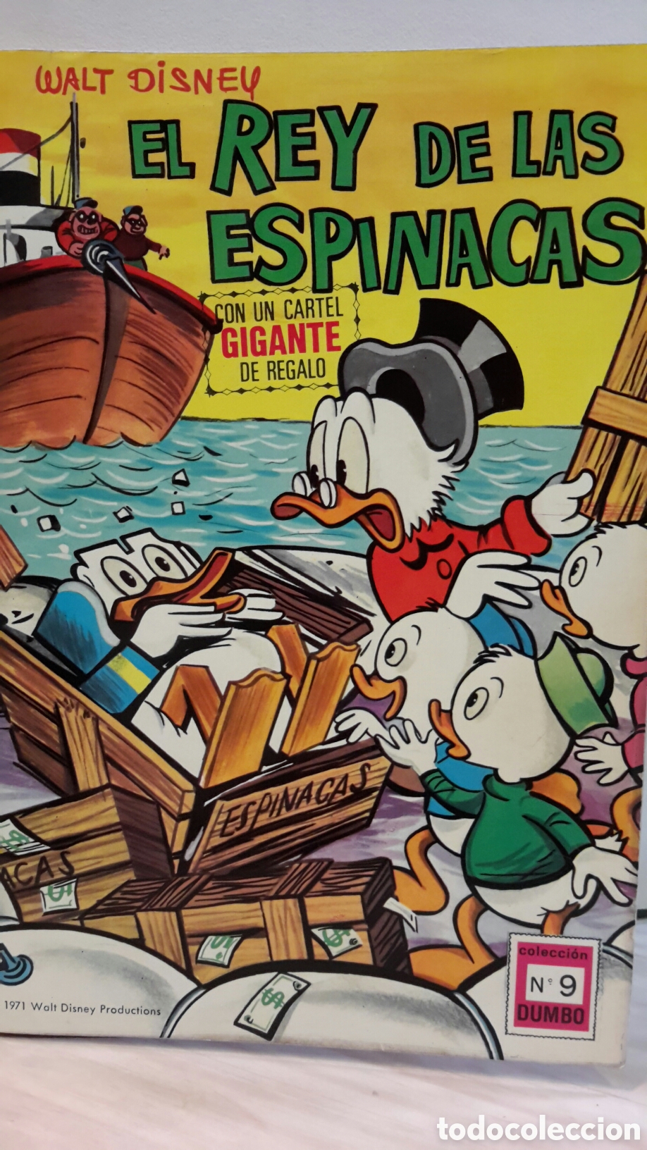 Tebeos: Walt Disney, El rey de las espinacas, Colecci&oacute;n Dumbo N&deg;9
