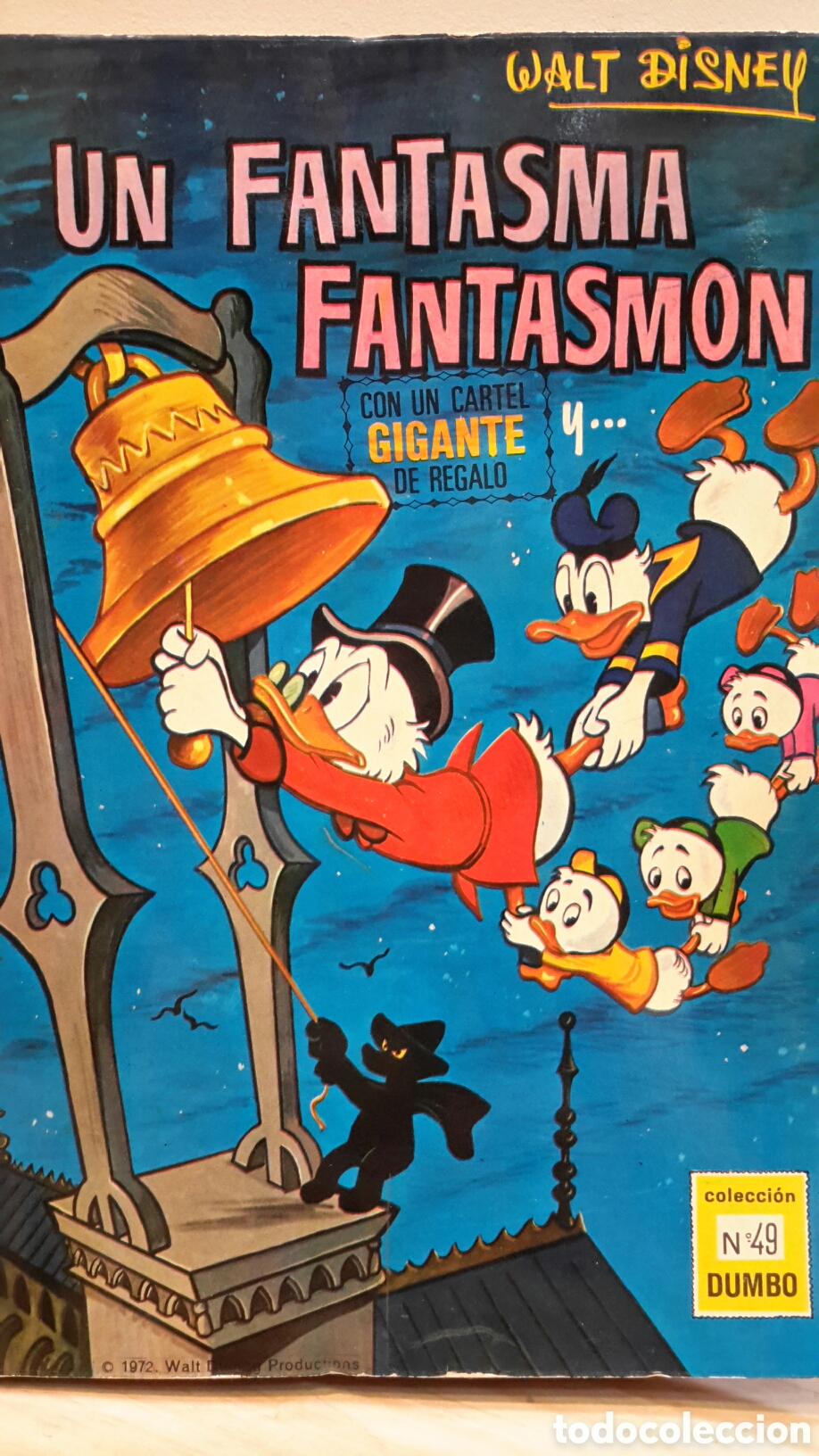 Tebeos: Walt Disney, Un fantasma fantasm&oacute;n. Colecci&oacute;n Dumbo, N&deg;49