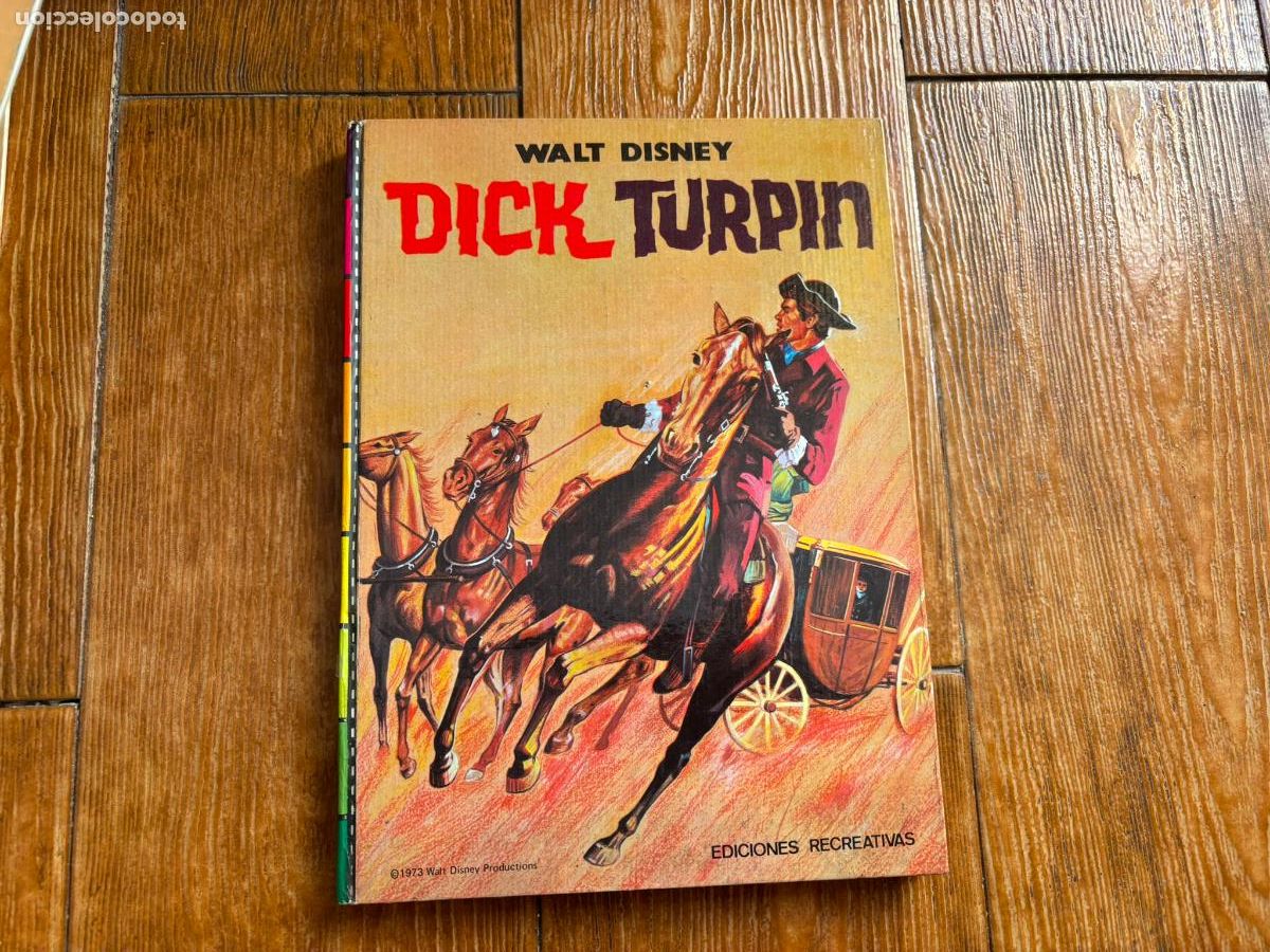 Livros de Banda Desenhada: WALT DISNEY DICK TURPIN EDICIONES RECREATIVAS ERSA . TAPA DURA