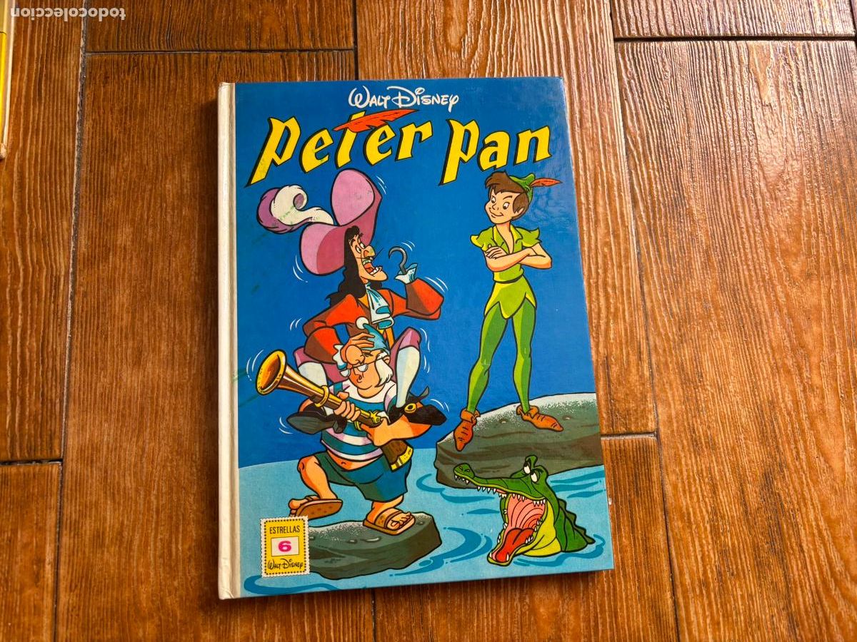 Tebeos: ESTRELLAS N&ordm; 6 PETER PAN - - WALT DISNEY - ERSA 1986 TAPA DURA