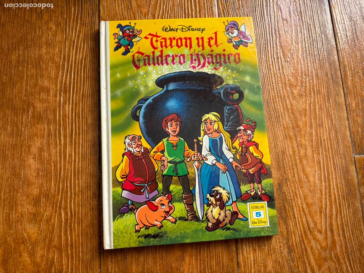 Livros de Banda Desenhada: ESTRELLAS N&ordm; 5 TARON Y EL CALDERO MAGICO WALT DISNEY - ERSA 1986 TAPA DURA