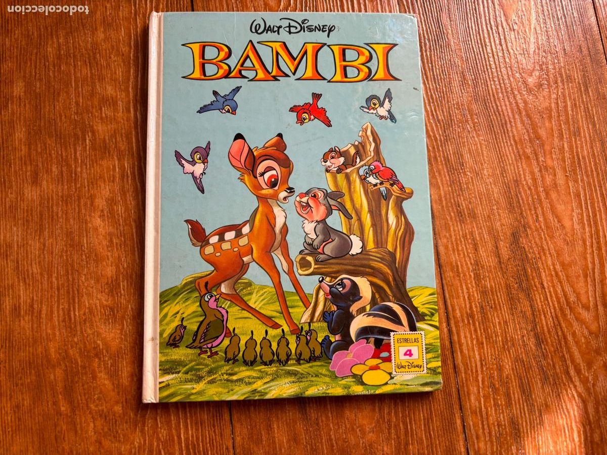 Livros de Banda Desenhada: ESTRELLAS N&ordm; 4 BAMBI WALT DISNEY - ERSA 1986 TAPA DURA