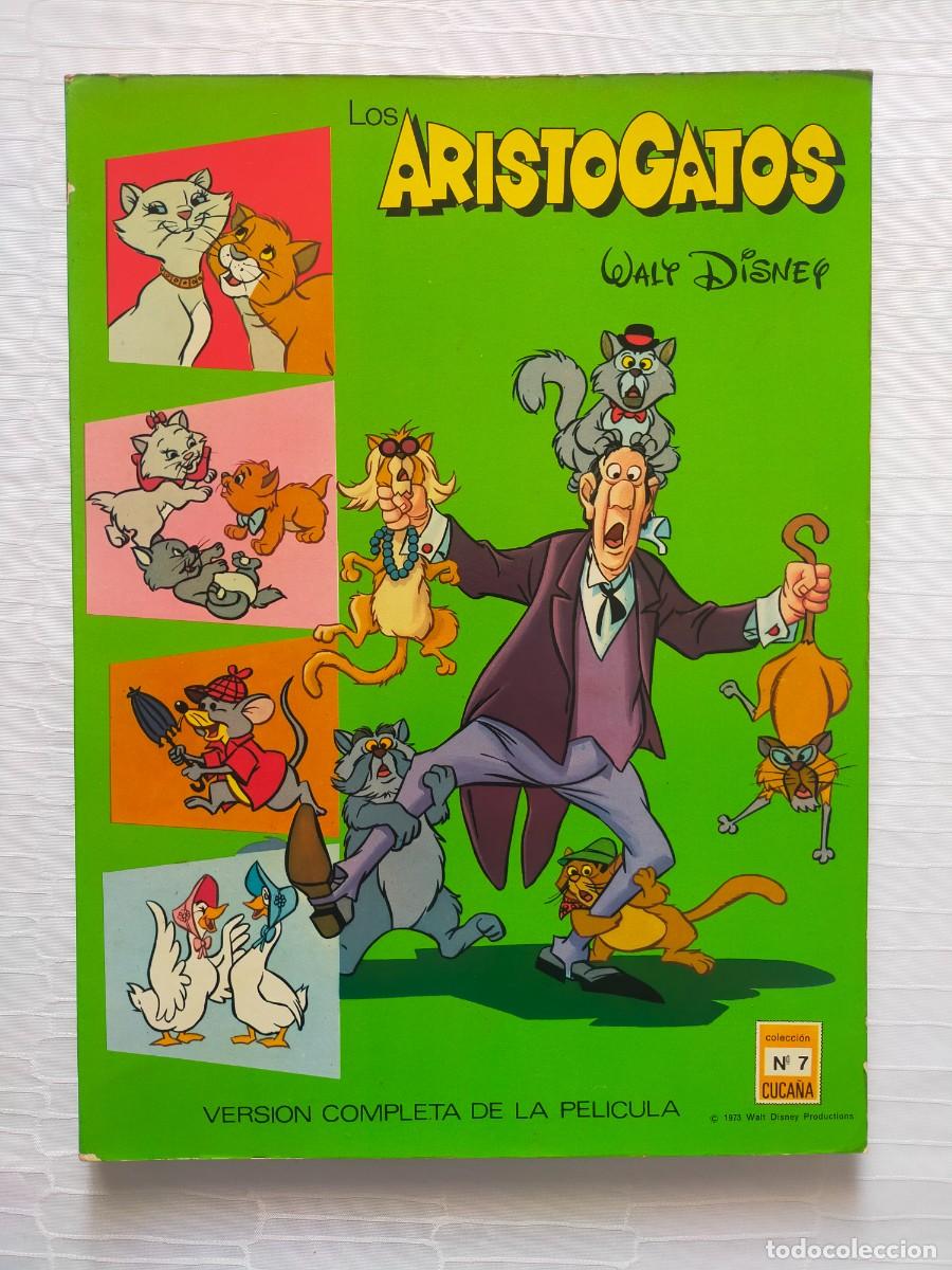 Tebeos: LOS ARISTOGATOS (Walt Disney) Versi&oacute;n completa de la pel&iacute;cula - N&ordm; 7 Colecci&oacute;n Cuca&ntilde;a Edit ERSA 1973