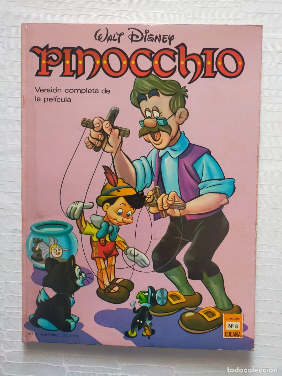 Tebeos: PINOCCHIO (Walt Disney) Versi&oacute;n completa de la pel&iacute;cula - N&ordm; 8 Colecci&oacute;n Cuca&ntilde;a Edit ERSA 1972