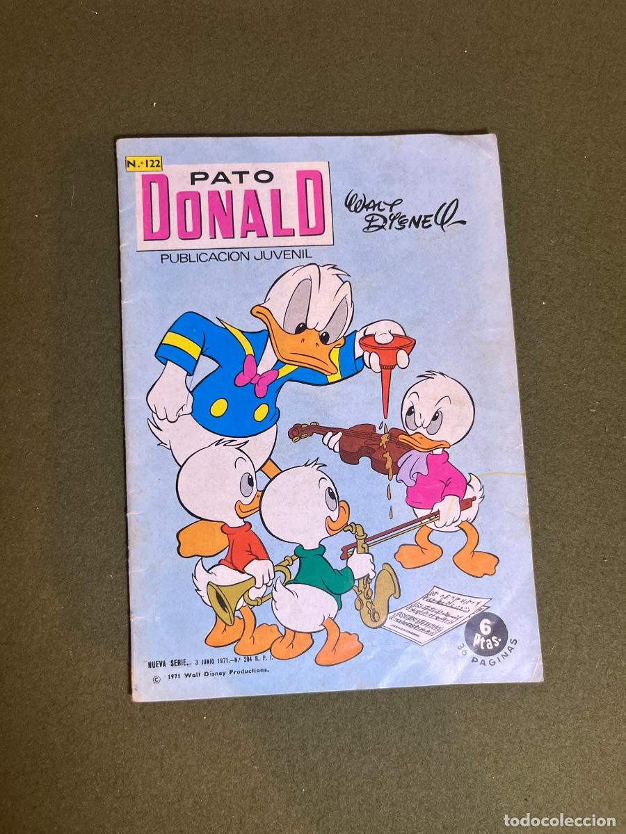 Tebeos: Pato Donald N&ordm; 122 A&ntilde;o 1971 Walt Disney ERSA Publicaci&oacute;n Juvenil C&oacute;mic Vintage Original