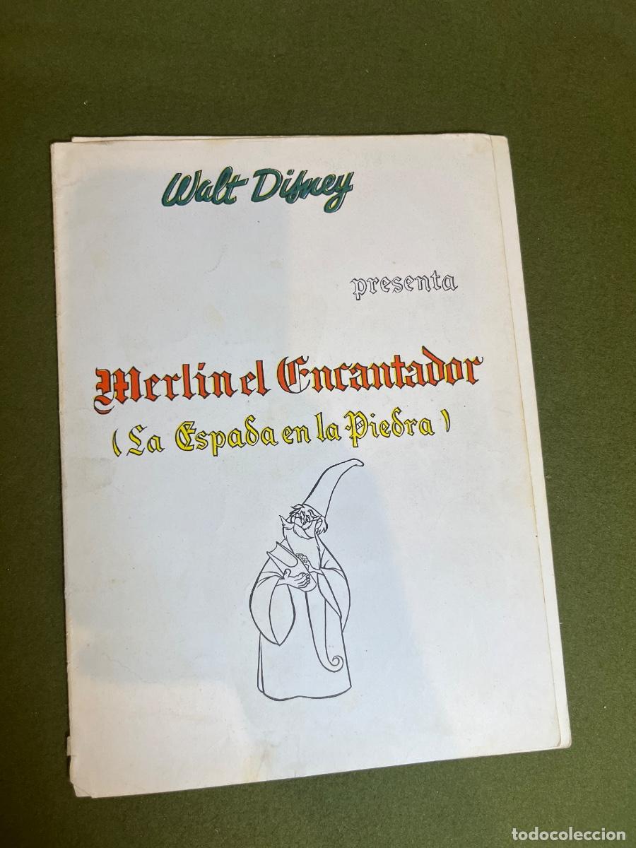 Tebeos: Merl&iacute;n el Encantador La Espada en la Piedra Walt Disney Colecci&oacute;n Dumbo 1968 ERSA