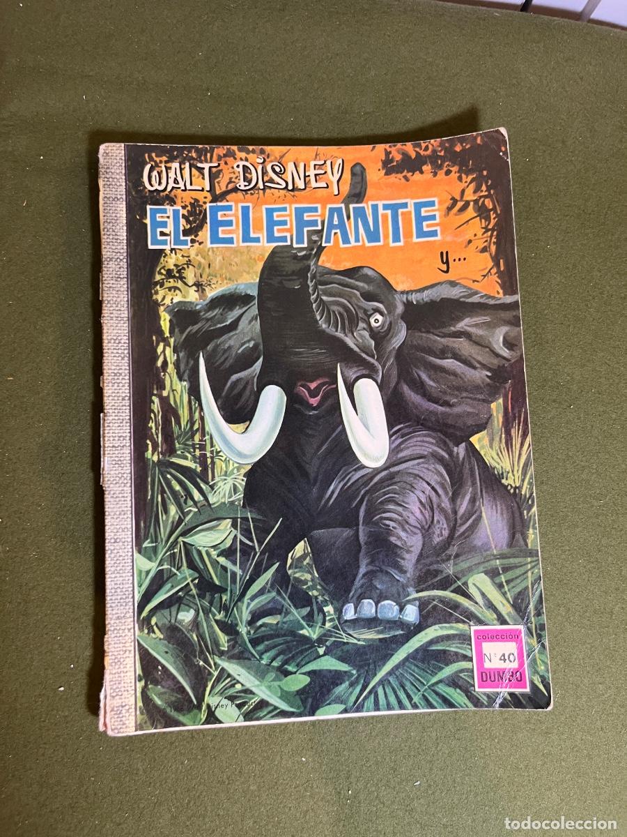 Tebeos: Walt Disney El Elefante y... Colecci&oacute;n Dumbo n&ordm; 40 ERSA 1968 Tapa Disney Vintage