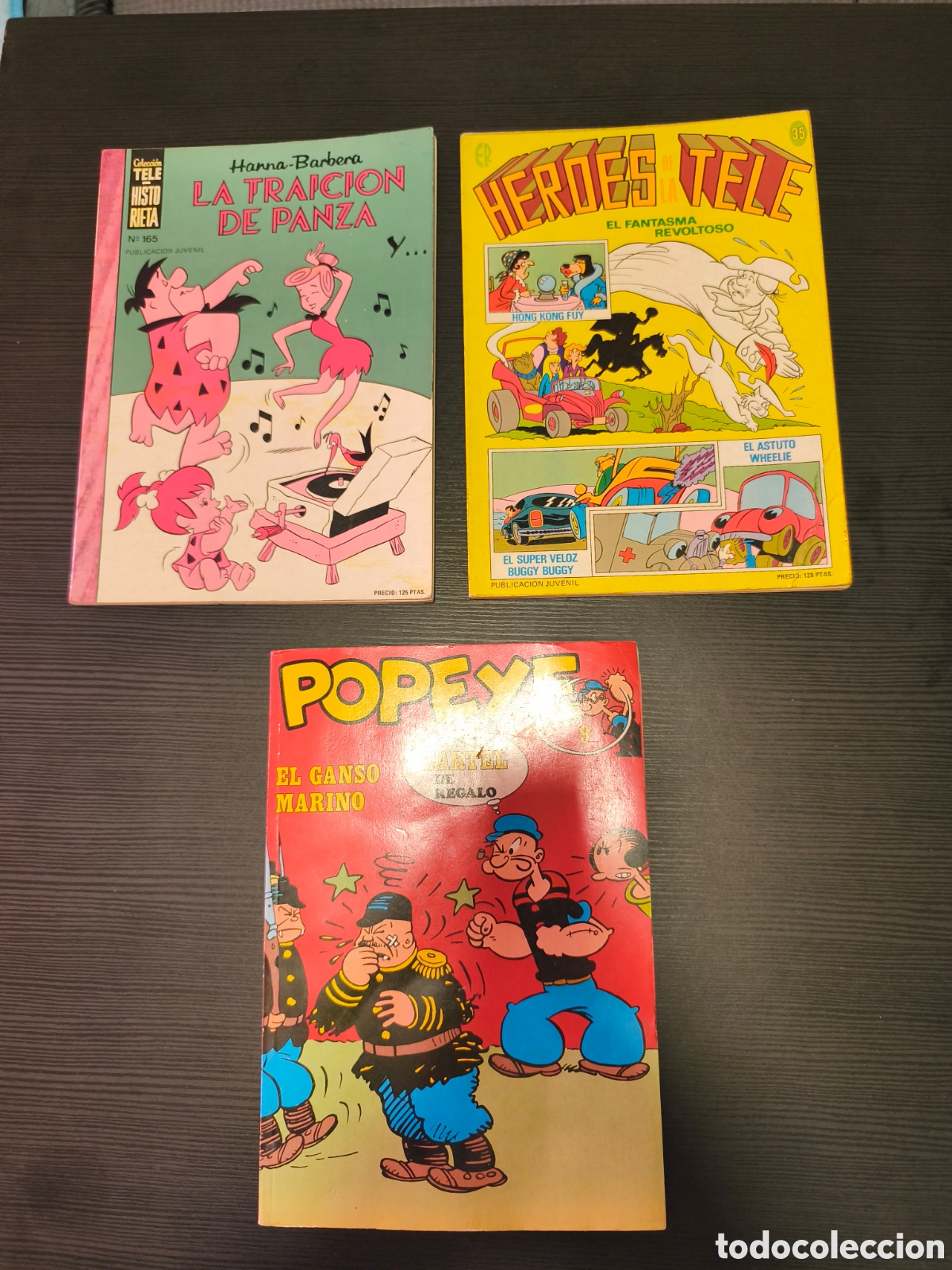 Tebeos: HEROES DE LA TELE 35-COLECCION TELE HISTORIETA 165-POPEYE 9 BURU LAN COMICS-HANNA BARBERA