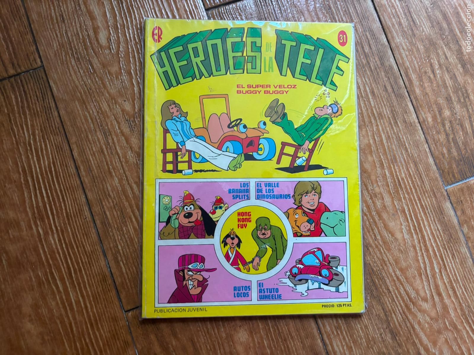 Tebeos: H&Eacute;ROES DE LA TELE N&ordm; 31 ERSA EDICIONES RECREATIVAS 1983. HANNA BARBERA. BUGGY BUGGY AUTOS LOCOS