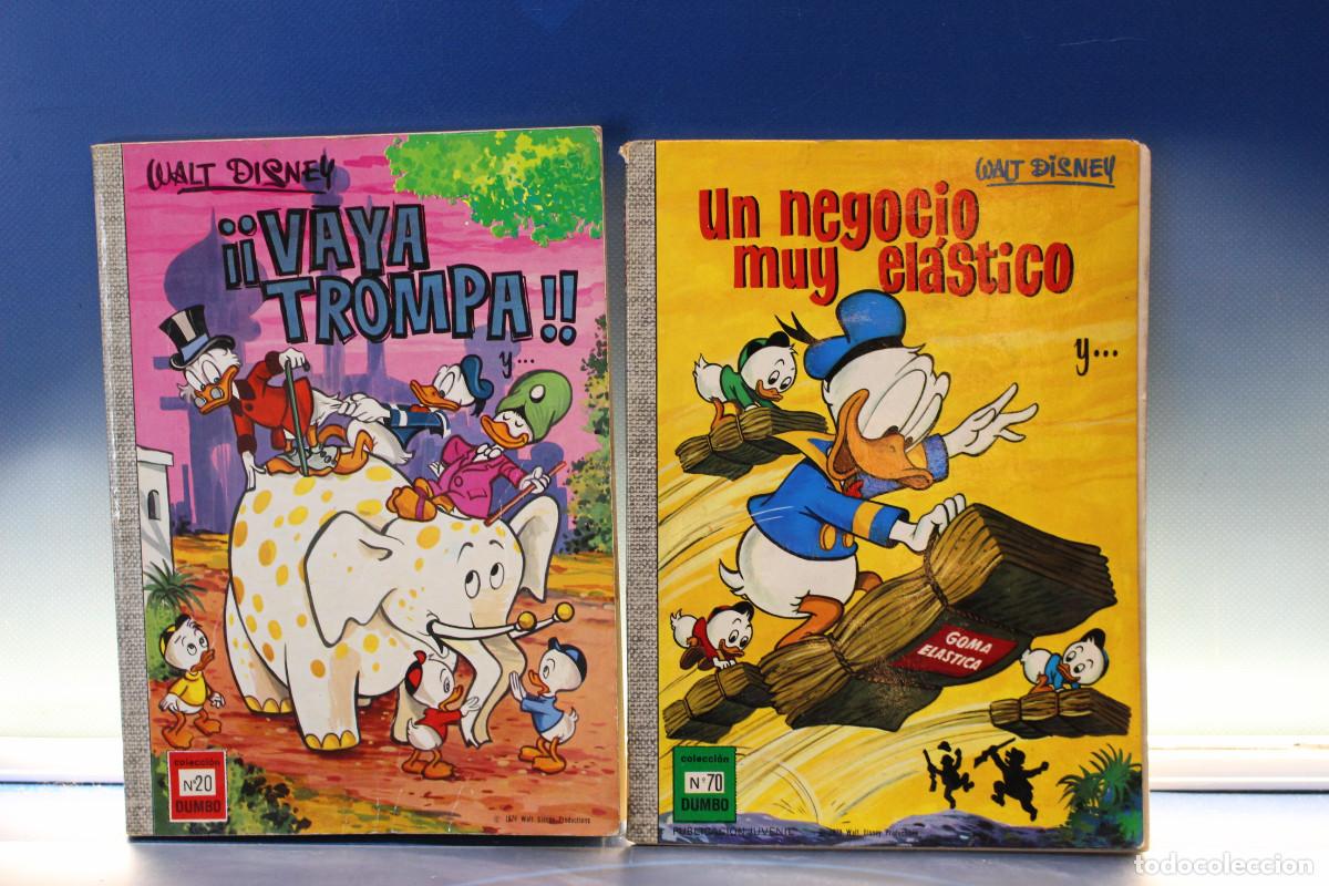 Comics: Colecci&oacute;n Dumbo n&ordm; 20 y 70. Disney. Ediciones Ersa, 1974.