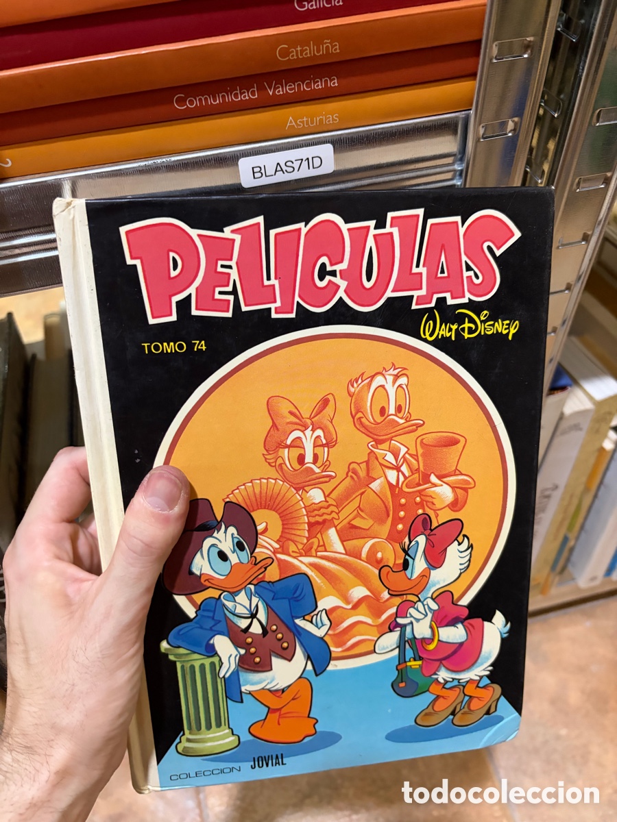 Tebeos: Blas71D Pel&iacute;culas Walt Disney Jovial ERSA n&ordm; 74 1990