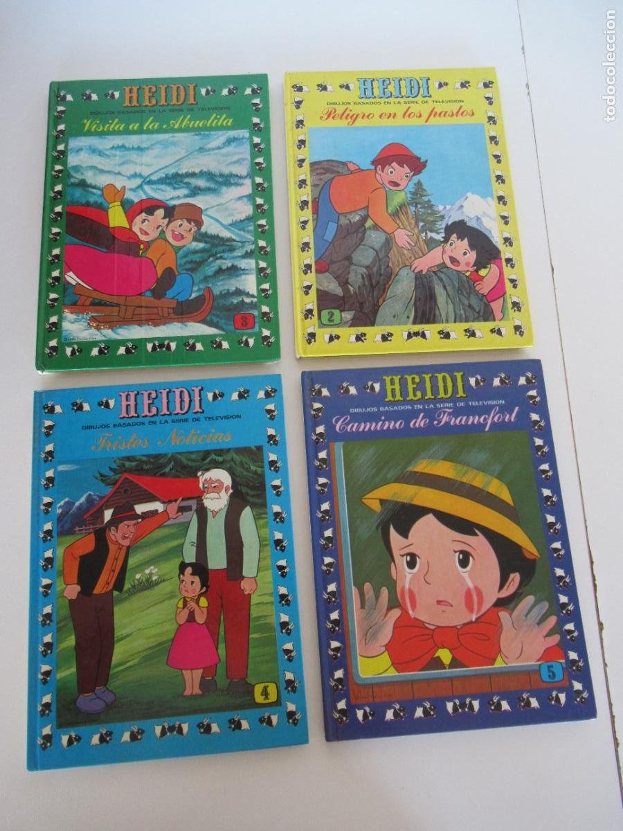 Tebeos: Coleccion 13 libros HEIDI - Ediciones recreativas 1987. - Foto 2