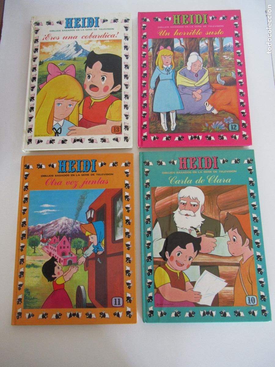 Tebeos: Coleccion 13 libros HEIDI - Ediciones recreativas 1987. - Foto 4