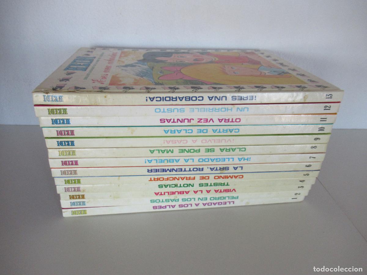 Tebeos: Coleccion 13 libros HEIDI - Ediciones recreativas 1987. - Foto 7