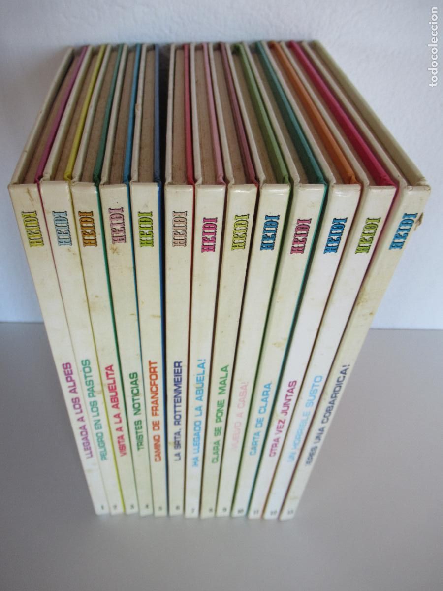 Tebeos: Coleccion 13 libros HEIDI - Ediciones recreativas 1987.