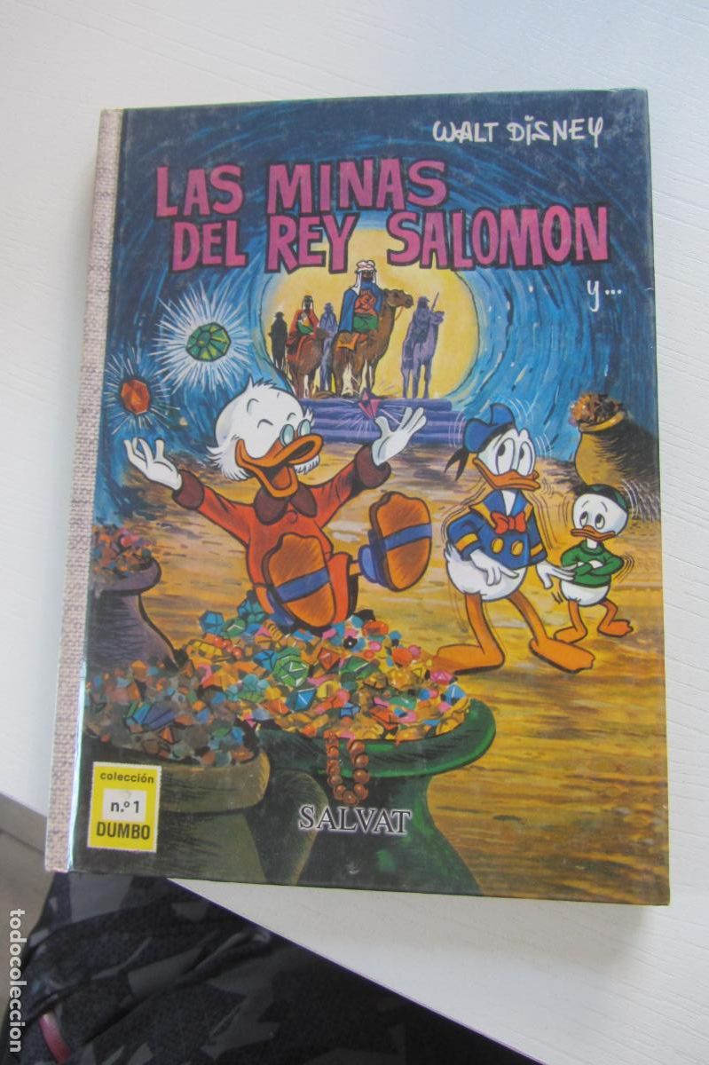 Tebeos: COLECCI&Oacute;N DUMBO N&ordm; 1 REEDICI&Oacute;N SALVAT LAS MINAS DEL REY SALOM&Oacute;N WALT DISNEY ARX291