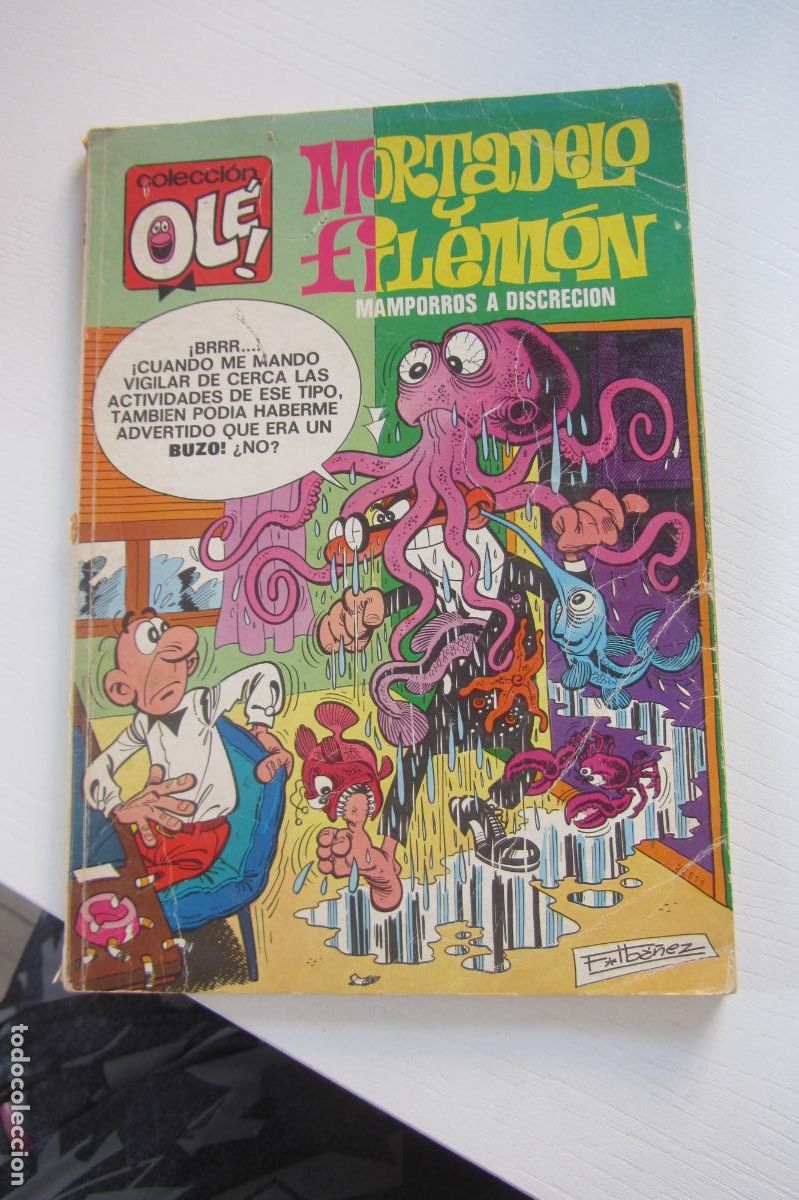 Tebeos: MORTADELO Y FILEM&Oacute;N MAMPORROS A DISCRECCI&Oacute;N - OL&Eacute; N&ordm; 99 1&ordf; ED. N&Uacute;MERO EN LOMO BRUGERA 1974 ARX291