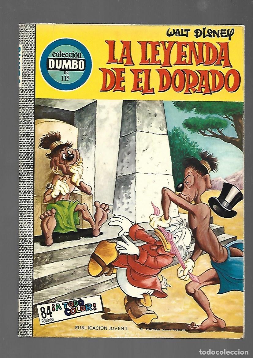 Tebeos: Colecci&oacute;n Dumbo, 115: la leyenda de el dorado, 1974, Ediciones Recreativas, muy buen estado