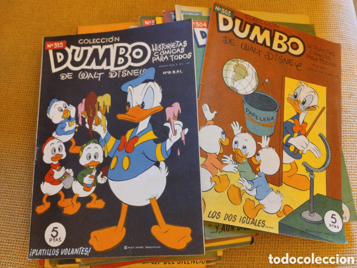 BDs: Lote Revistas Infantiles Colecci&oacute;n Dumbo 1958
