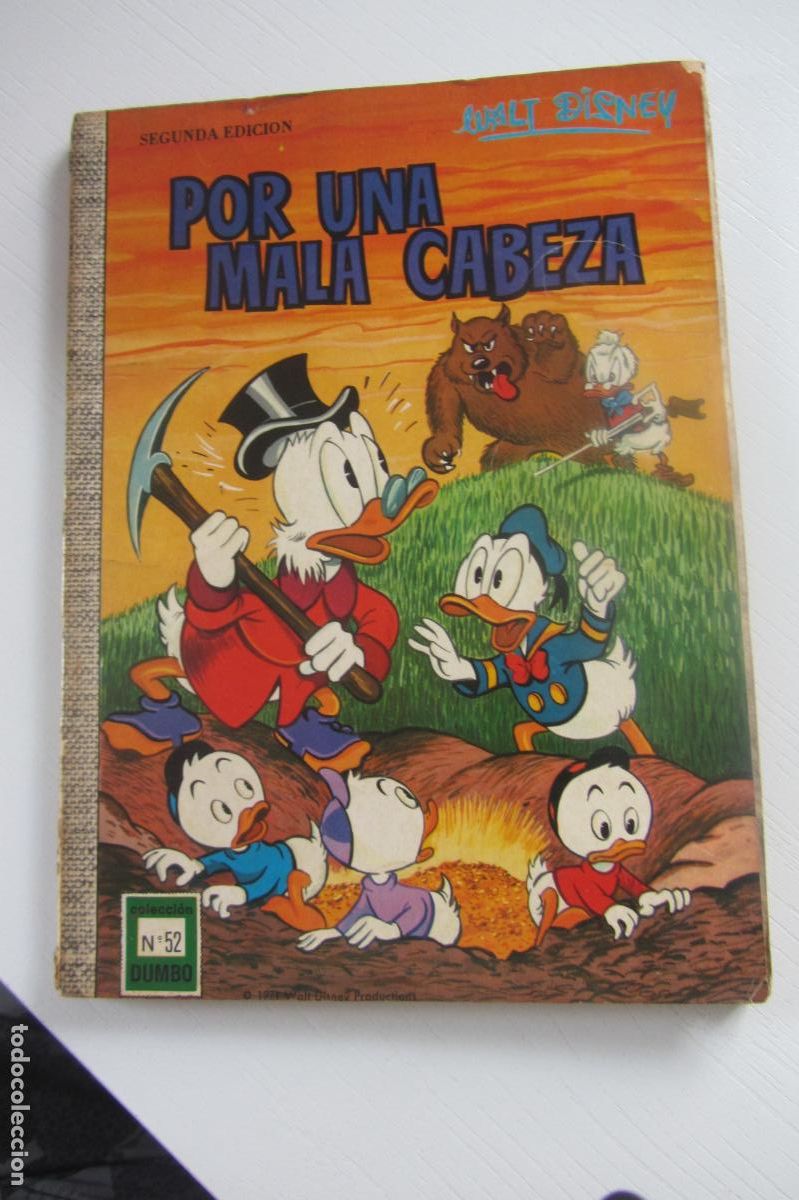 Tebeos: COLECCI&Oacute;N DUMBO. N&ordm; 52. POR UNA MALA CABEZA. WALT DISNEY. EDIC. RECREATIVAS 1971 arx171