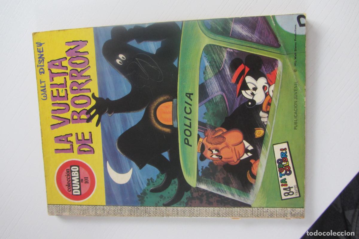 BDs: COLECCION DUMBO N&ordm; 101 LA VUELTA DE BORRON WALT DISNEY. EDIC. RECREATIVAS 1971 arx212