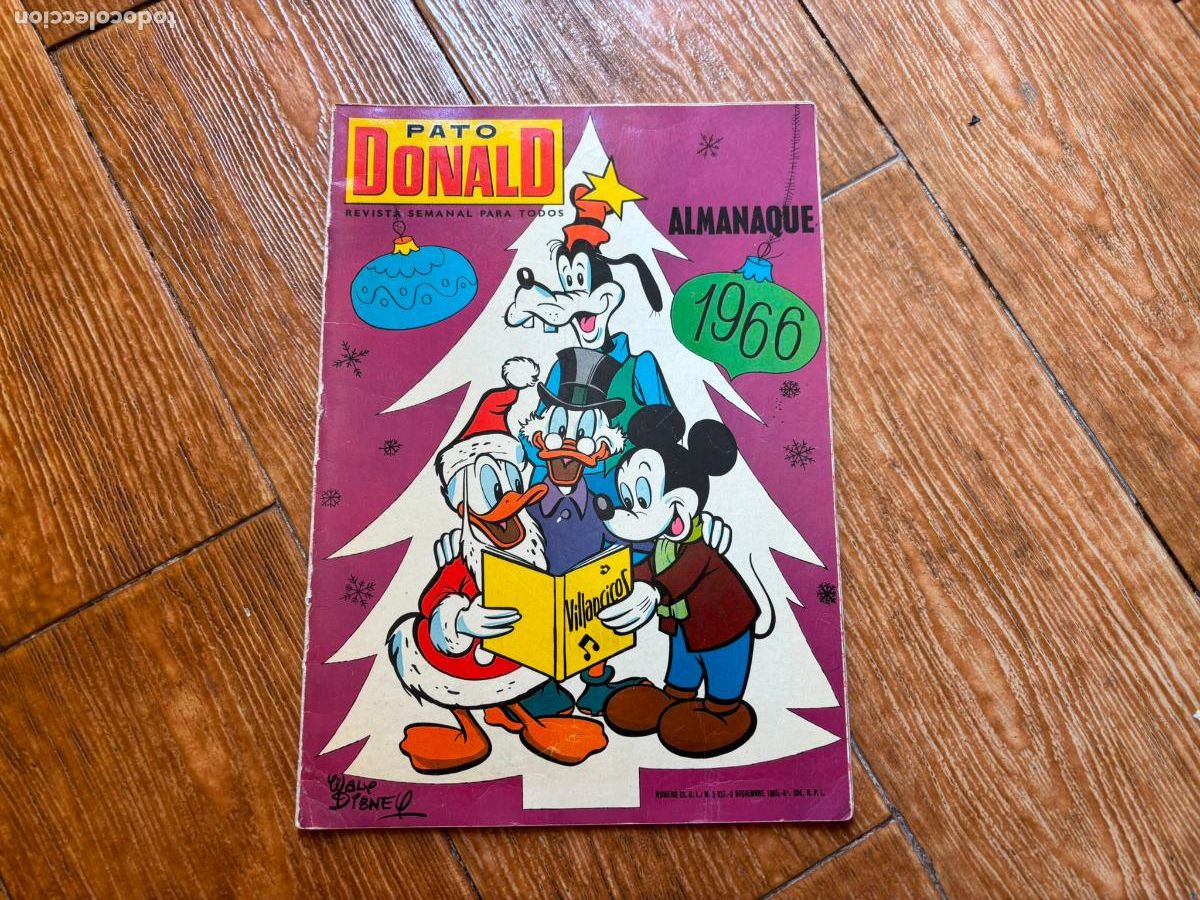 Tebeos: PATO DONALD ALMANAQUE 1966 EDICIONES ERSA