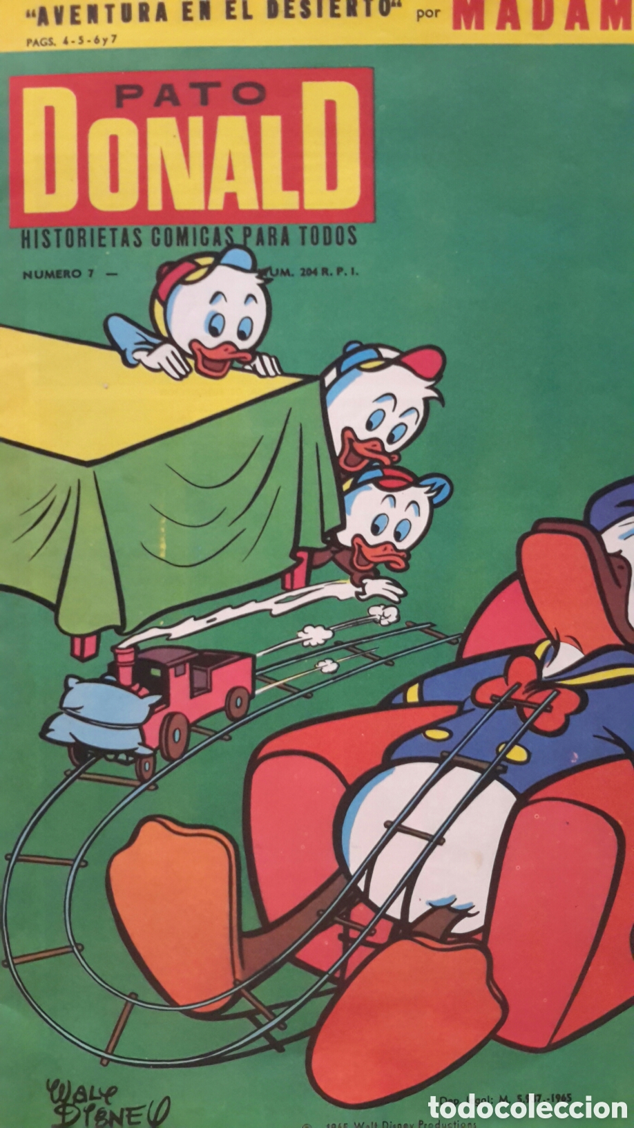 Tebeos: Revista Pato Donald, N&uacute;m. 7
