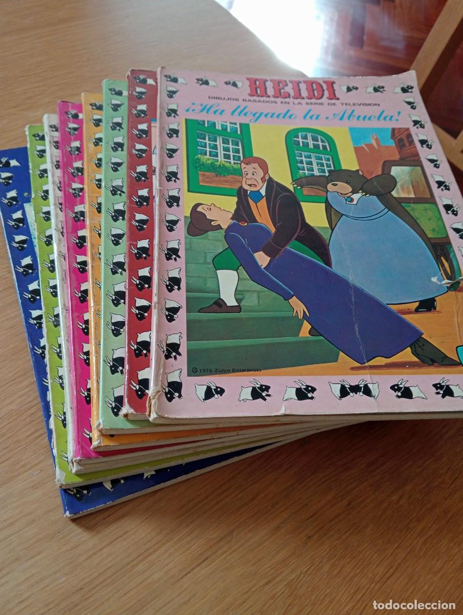Tebeos: LOTE CON 8 EJEMPLARES DE HEIDI (DE 39). R&Uacute;STICA. EDICIONES RECREATIVAS S.A. (ERSA). 1976 &ndash; 77.