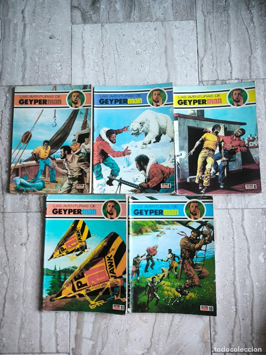 Giornalini: Lote 5 n&uacute;meros comics Geyper-man -vea fotos lea descripci&oacute;n -portes 5,99