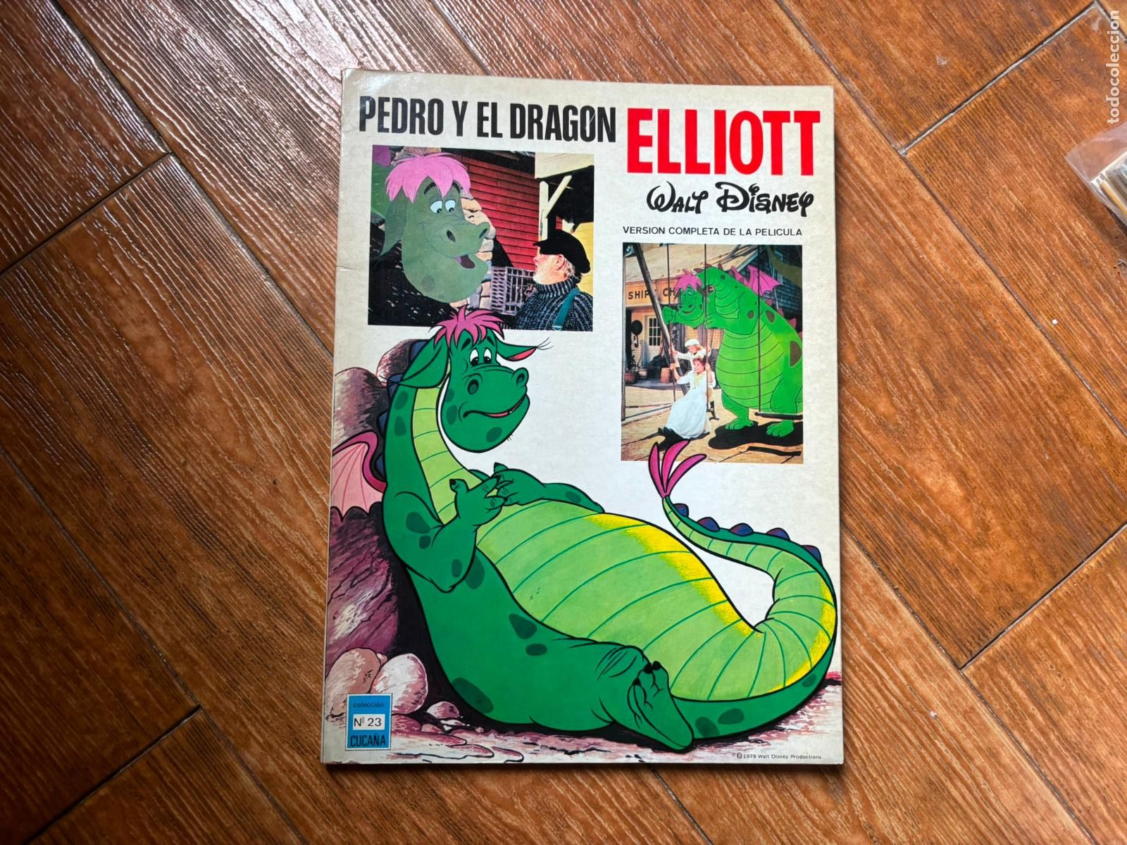 Tebeos: COLECCION CUCA&Ntilde;A N&ordm; 23 PEDRO Y EL DRAGON ELLIOT WALT DISNEY ERSA