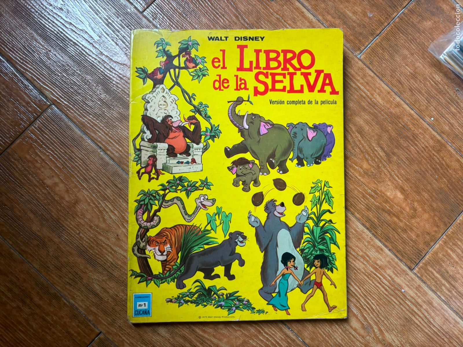 Tebeos: COLECCION CUCA&Ntilde;A N&ordm; 1 EL LIBRO DE LA SELVA WALT DISNEY ERSA