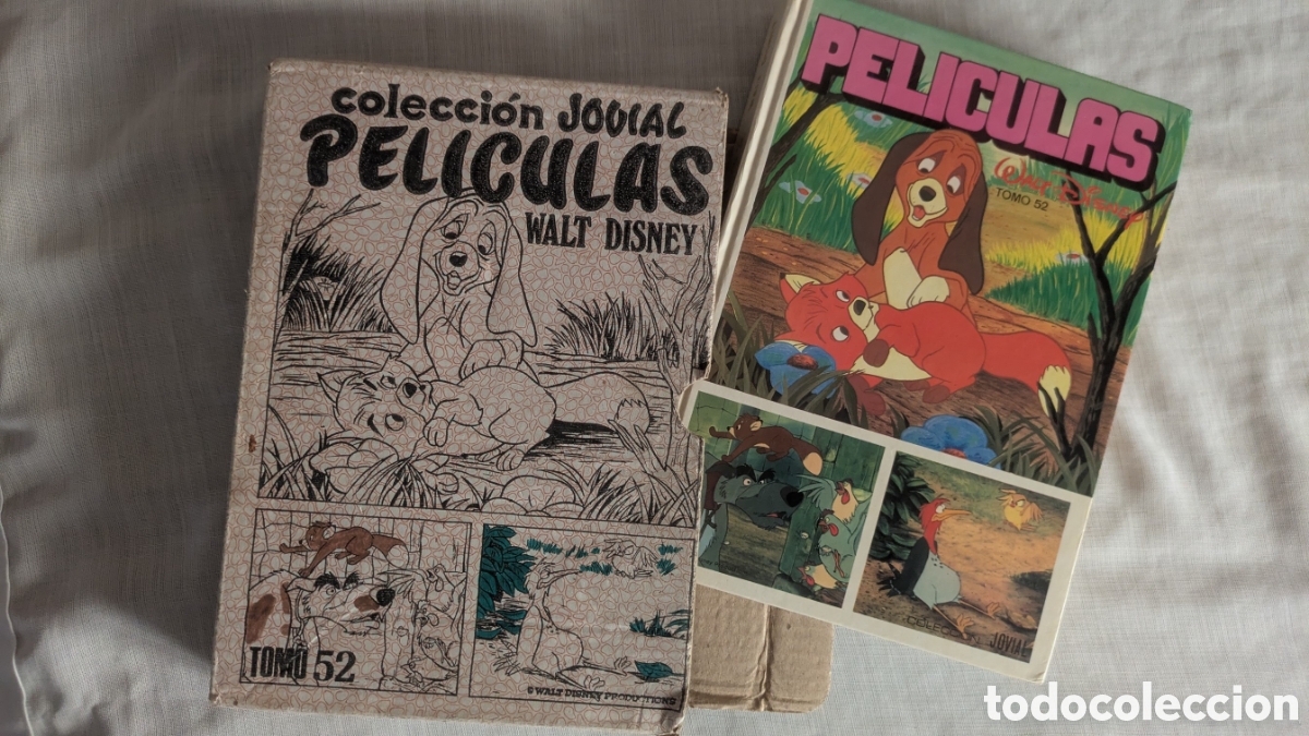 Tebeos: PEL&Iacute;CULAS WALT DISNEY TOMO 52 &ndash; TOD Y TOBY &ndash; COLECCI&Oacute;N JOVIAL ERSA &ndash; CON FUNDA ORIGINAL