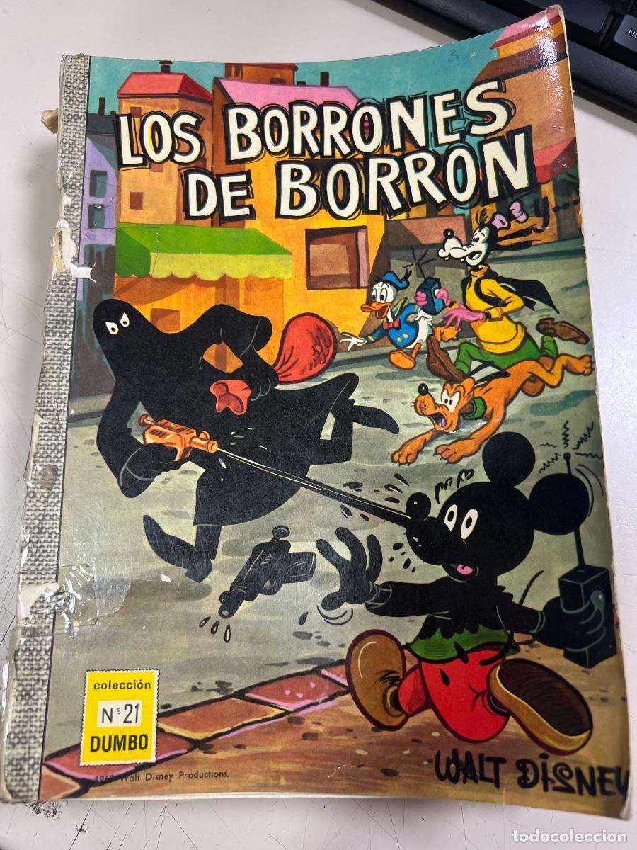 Tebeos: LOS BORRONES DE BORR&Oacute;N. N&deg; 21. WALT DISNEY. COLECCION DUMBO. ED: ERSA. 1967.